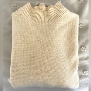Baldwin cream wool sweater